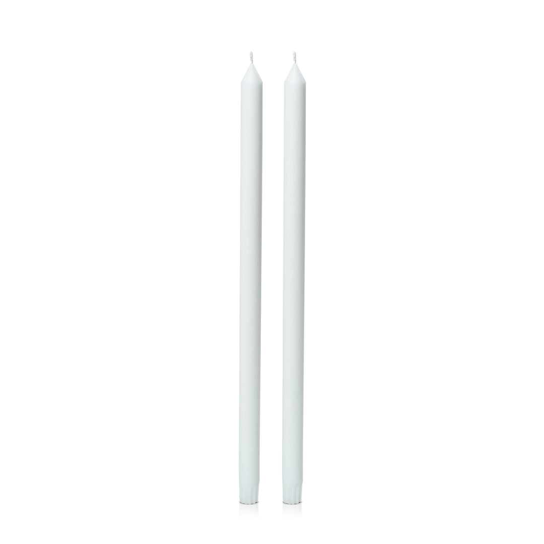 White 50cm Dinner Candles Pack of 2