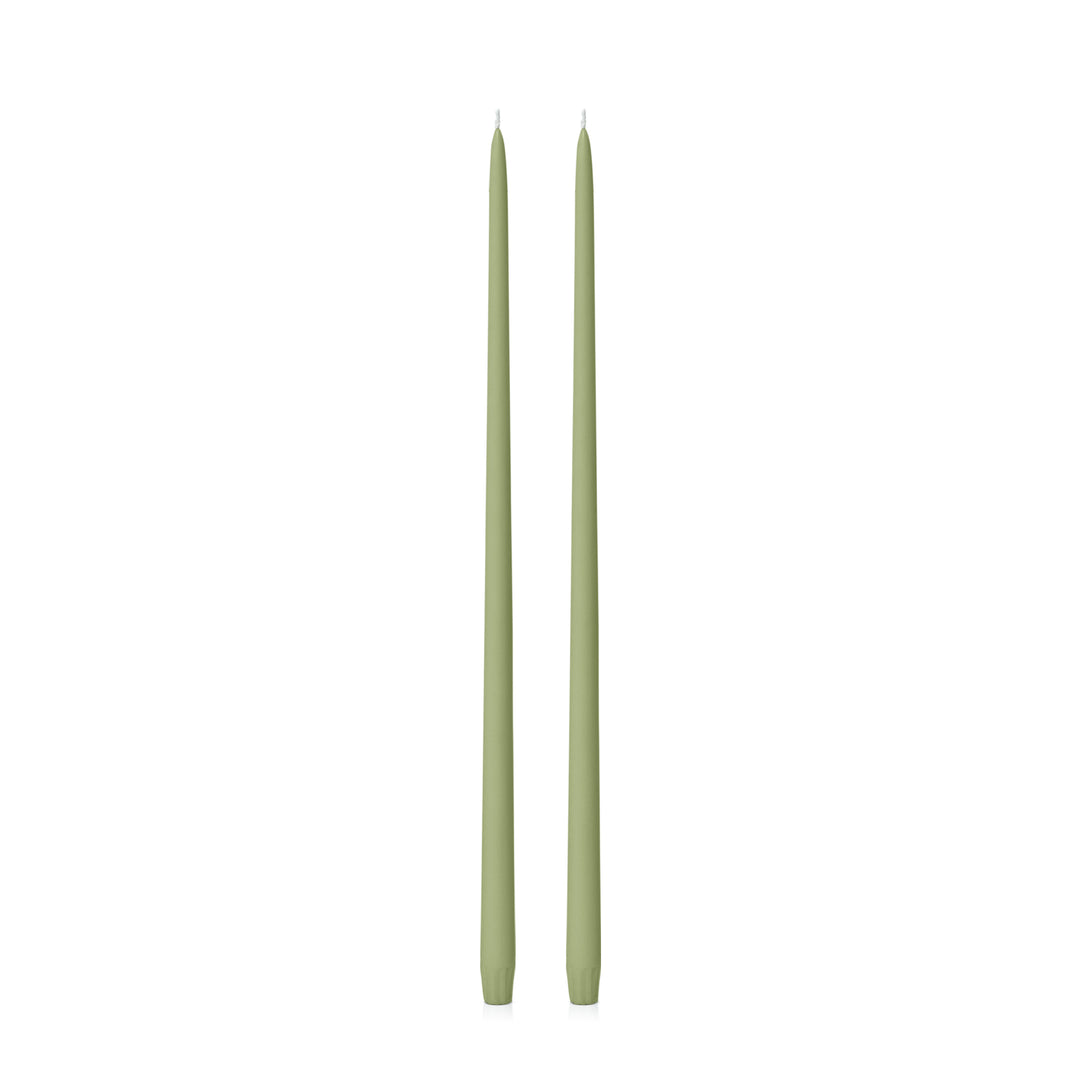 Matcha 55cm Taper Candles Pack of 2