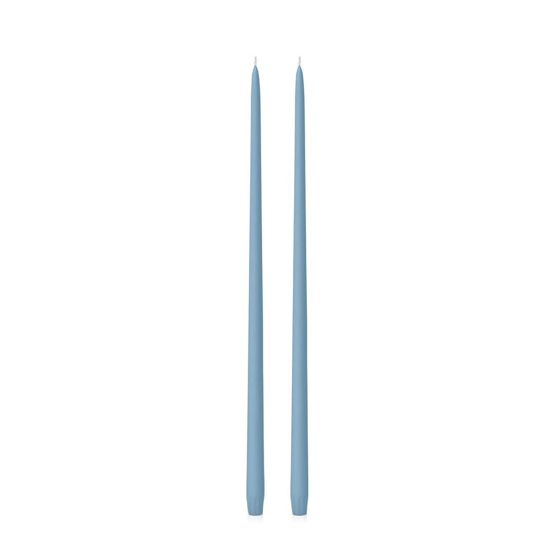 Pastel Blue 55cm Taper Candles Pack of 2