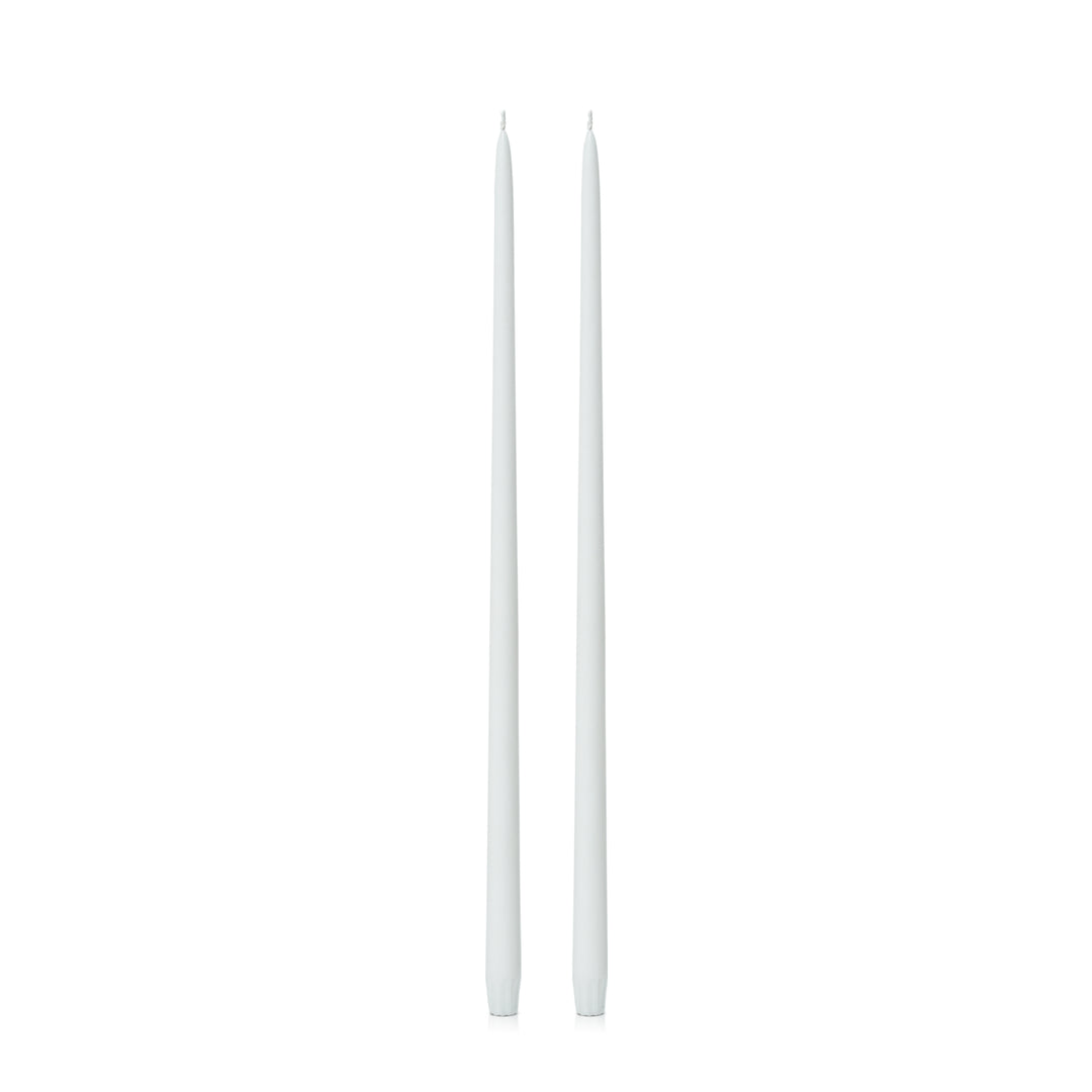 White 55cm Taper Candles Pack of 2