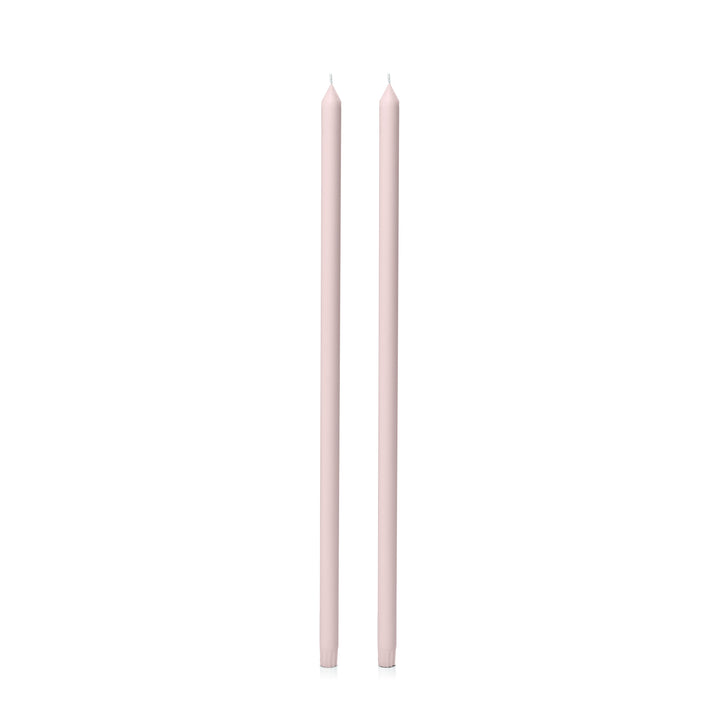 Antique Pink 60cm Dinner Candles Pack of 2