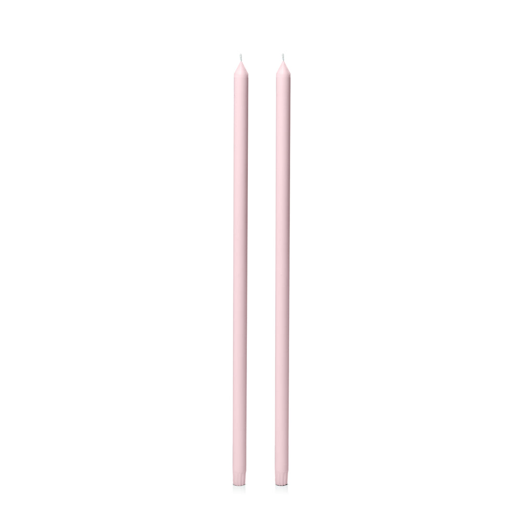 Blush Pink 60cm Dinner Candles Pack of 2