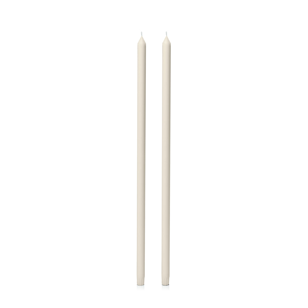 Ivory 60cm Dinner Candles Pack of 2