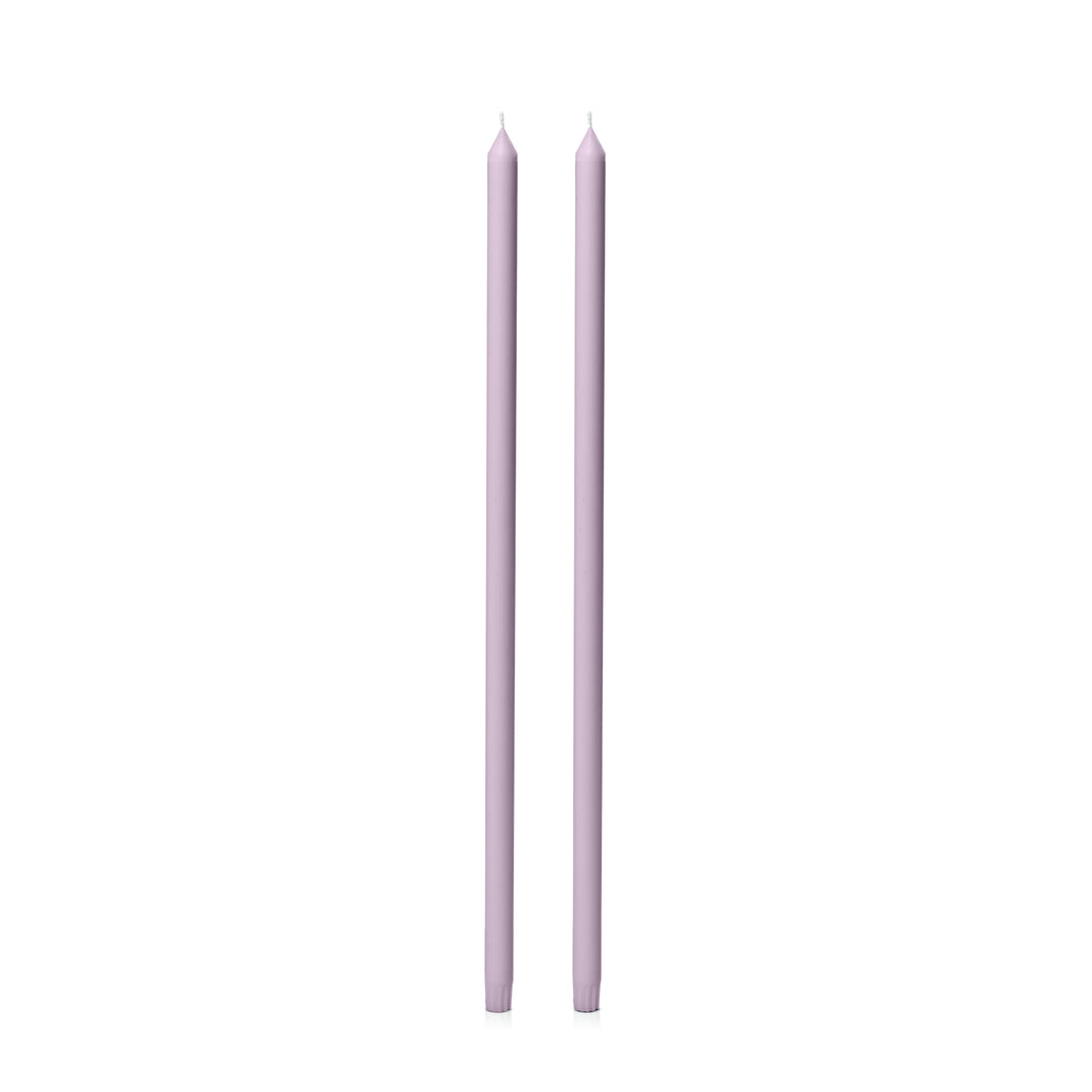 Lilac 60cm Dinner Candles Pack of 2