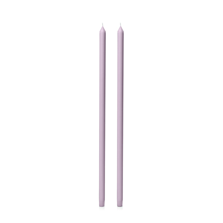 Lilac 60cm Dinner Candles Pack of 2