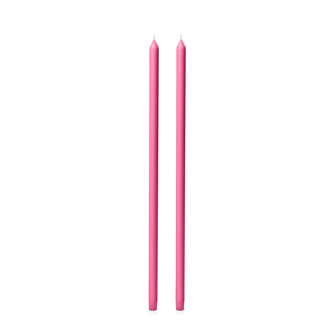 Magenta 60cm Dinner Candles Pack of 2