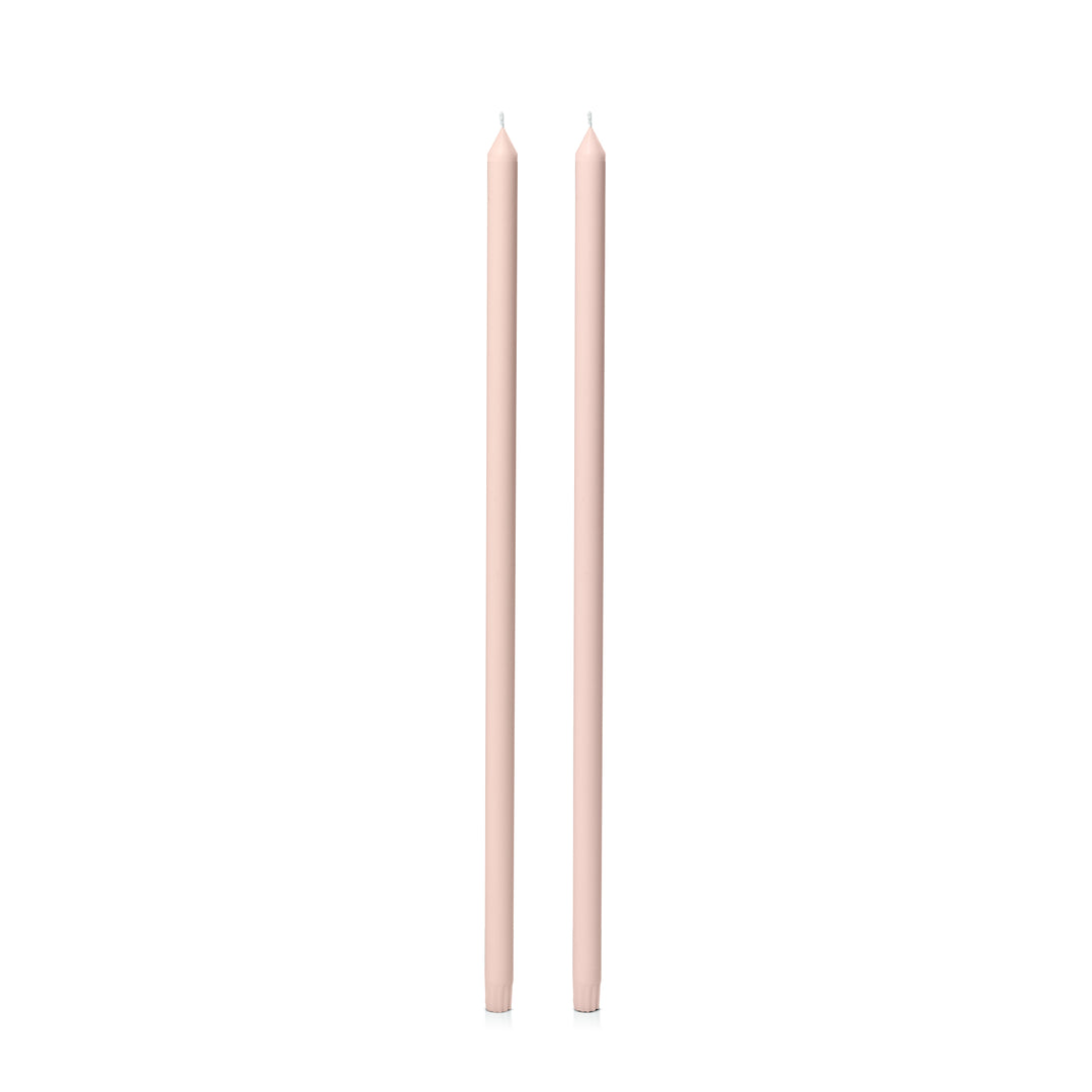 Nude 60cm Dinner Candles Pack of 2