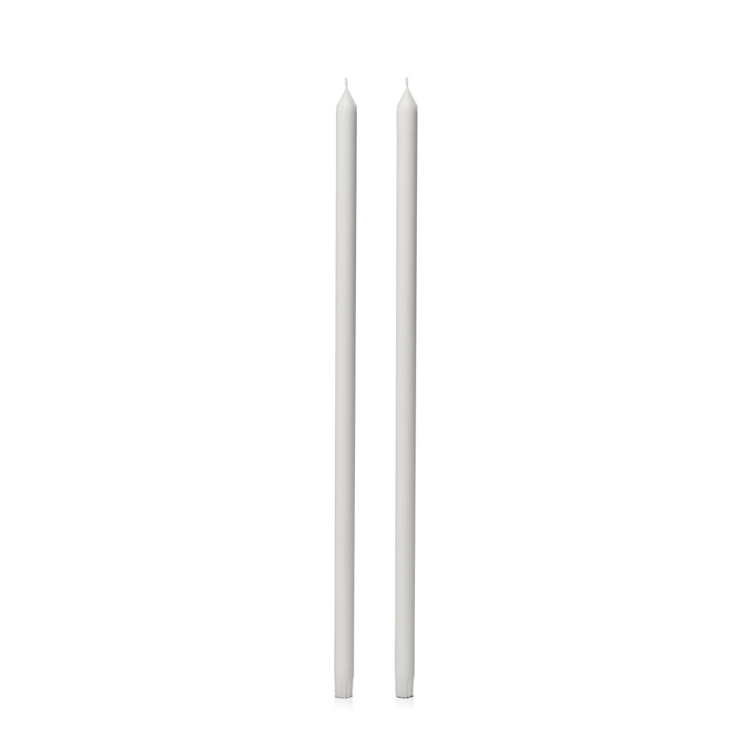 Stone 60cm Dinner Candles Pack of 2