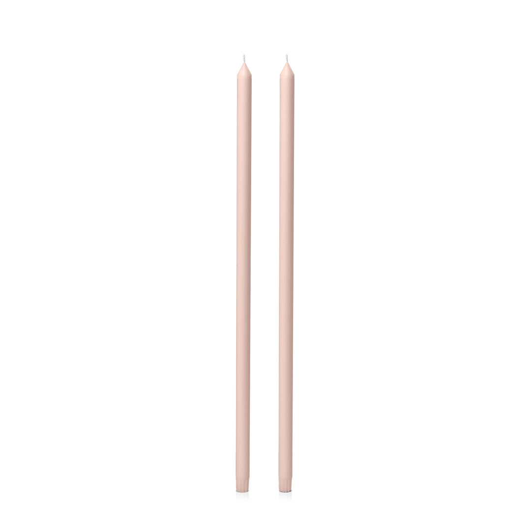 Vintage Blush 60cm Dinner Candles Pack of 2