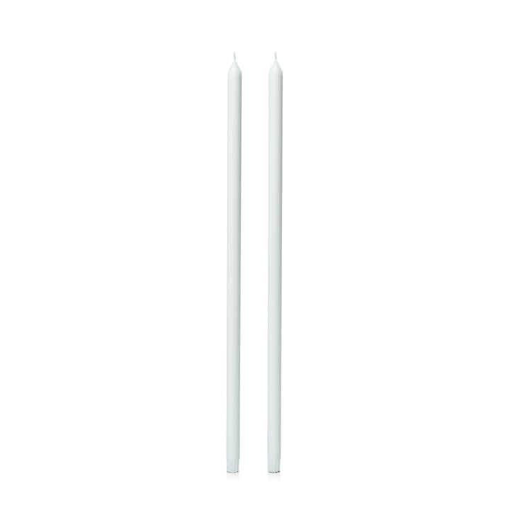 White 60cm Dinner Candles Pack of 2