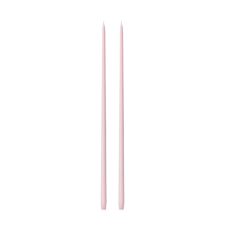 Blush Pink 65cm Taper Candles Pack of 2