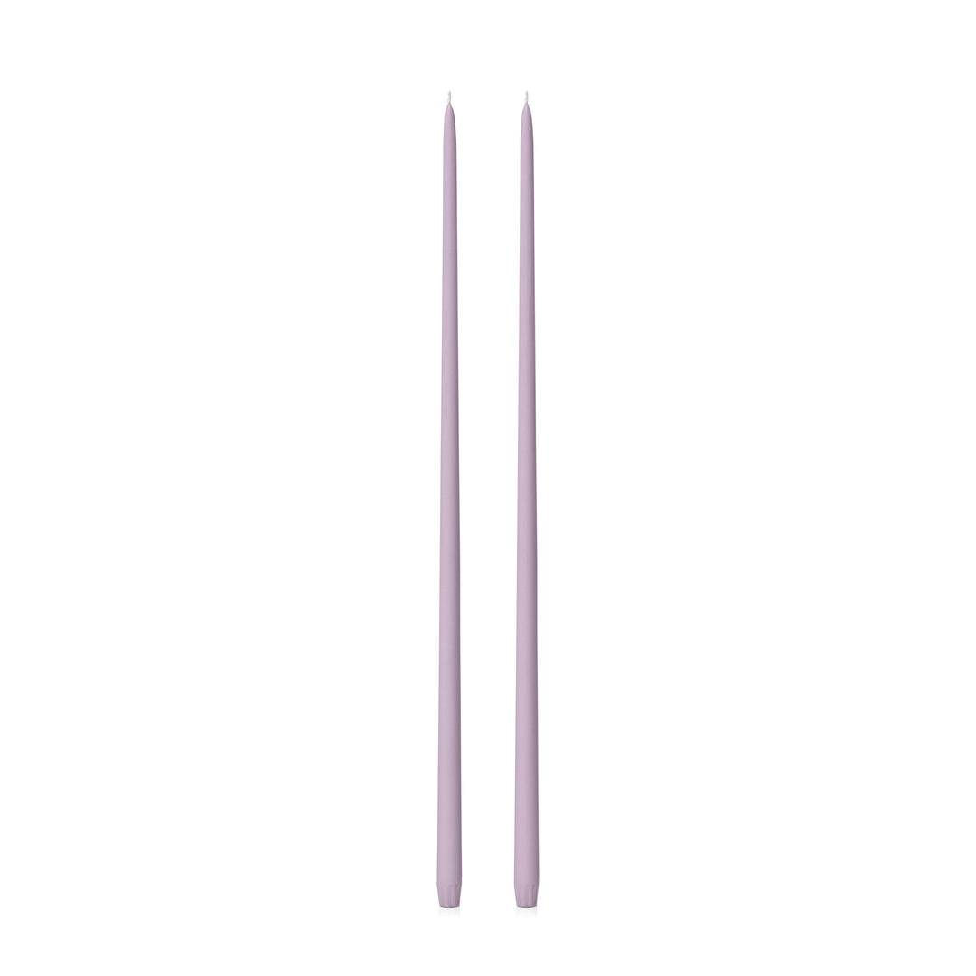 Lilac 65cm Taper Candles Pack of 2