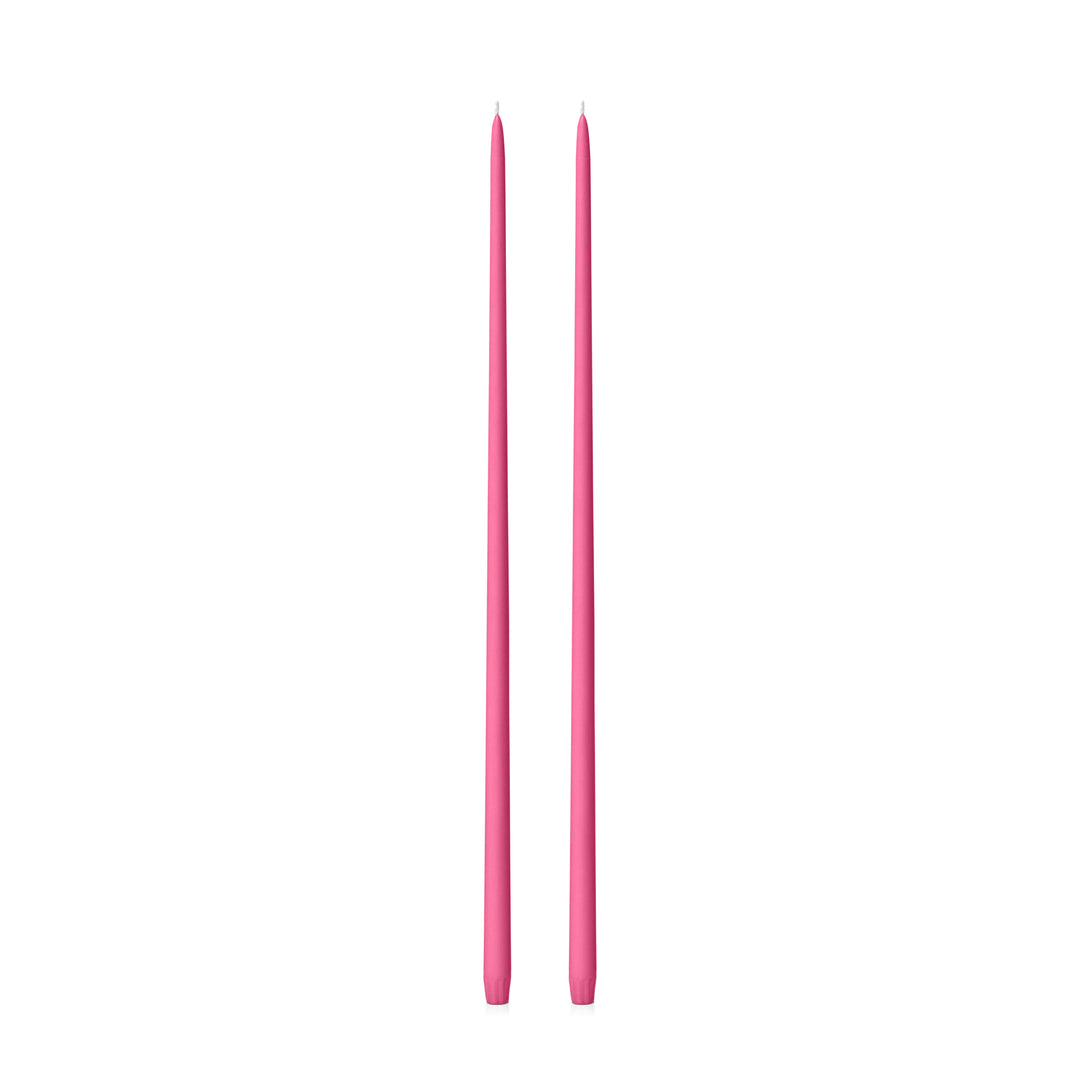 Magenta 65cm Taper Candles Pack of 2