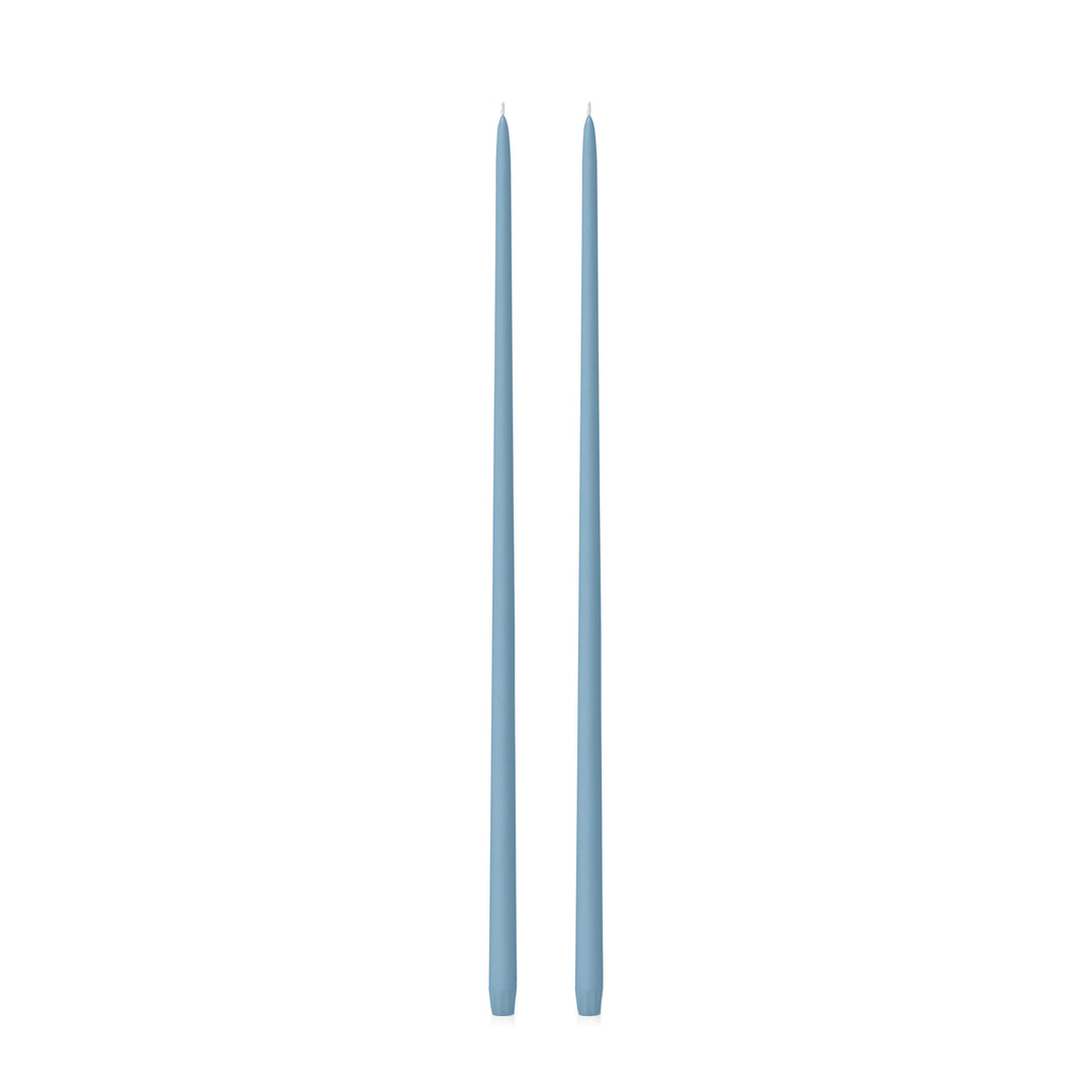 Pastel Blue 65cm Taper Candles Pack of 2