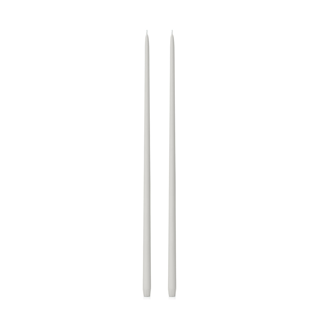 Stone 65cm Taper Candles Pack of 2