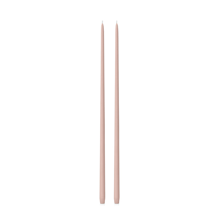 Vintage Blush 65cm Taper Candles Pack of 2