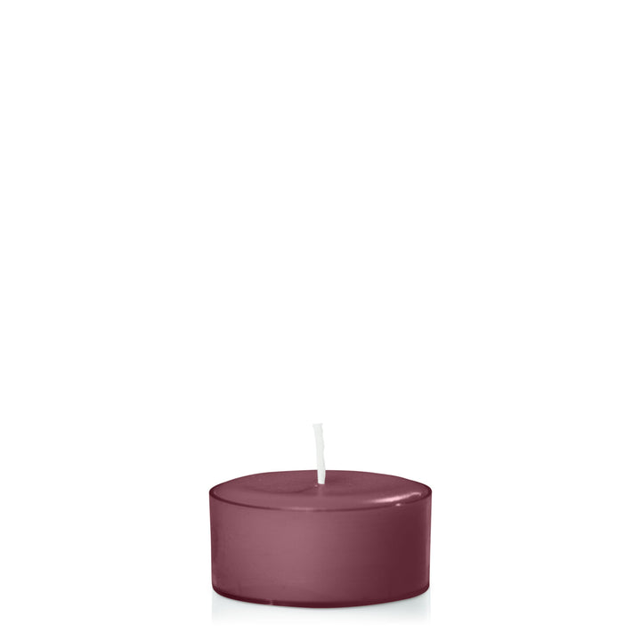 Burgundy Tealights Pack of 24