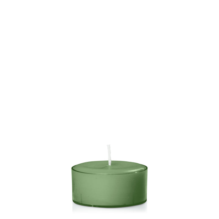 Green Tealights Pack of 24