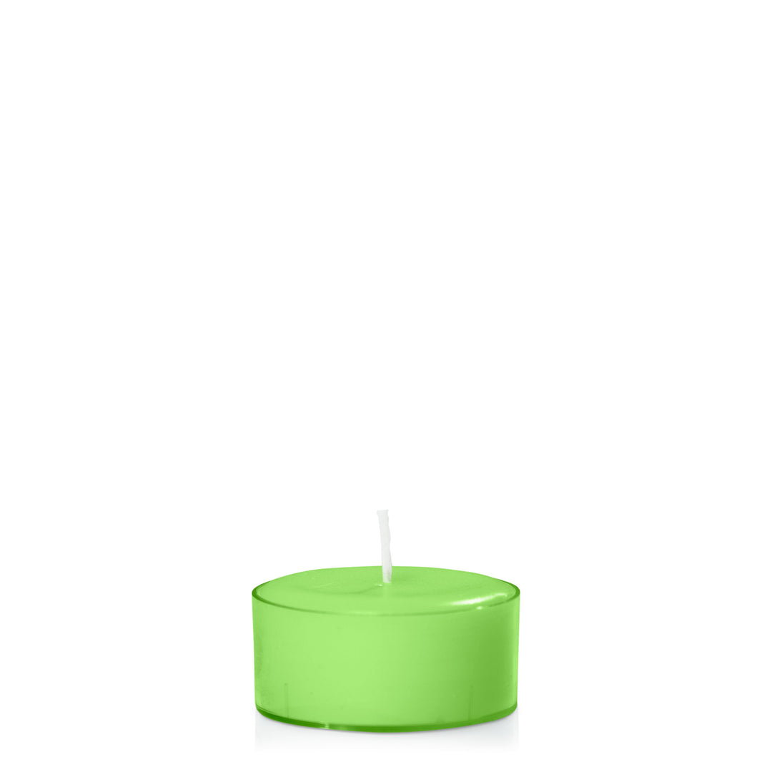 Lime Tealights Pack of 24