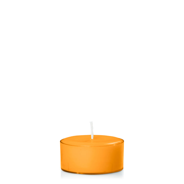 Orange Tealights Pack of 24