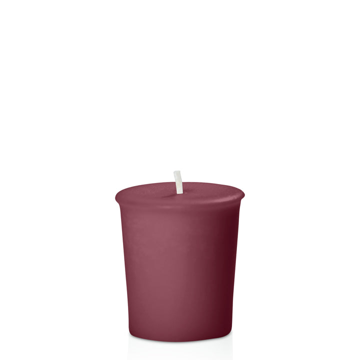 Burgundy 4 cm x 5 cm Votives Pack of 6