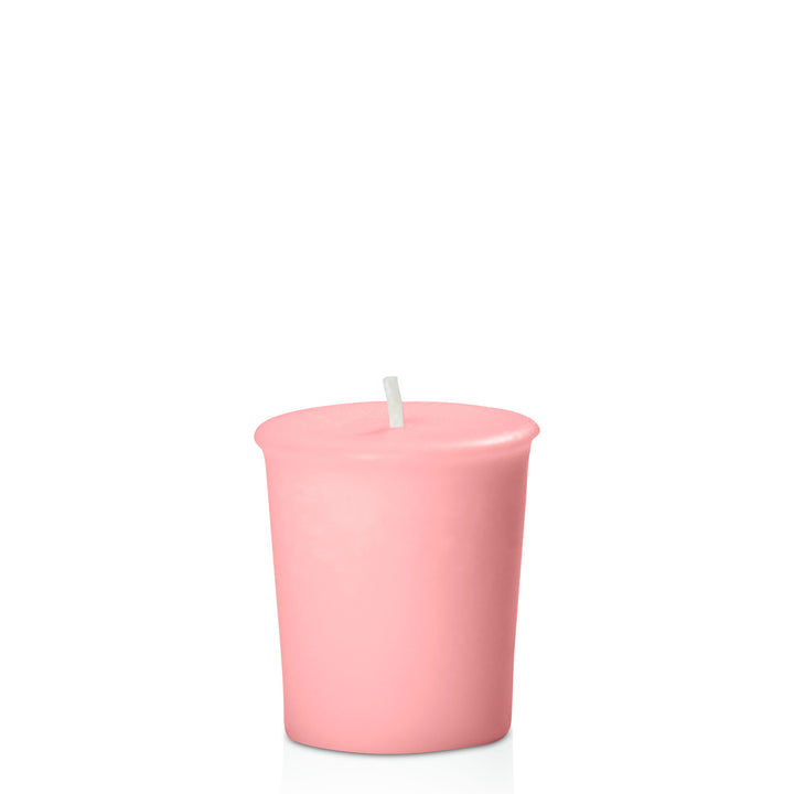 Coral Pink 4 cm x 5 cm Votives Pack of 6