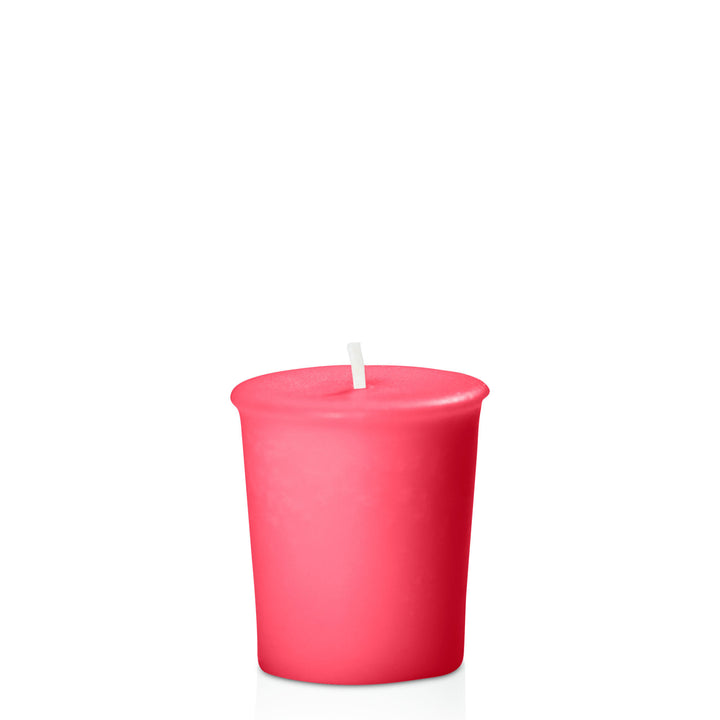 Carnival Red 4 cm x 5 cm Votives Pack of 6