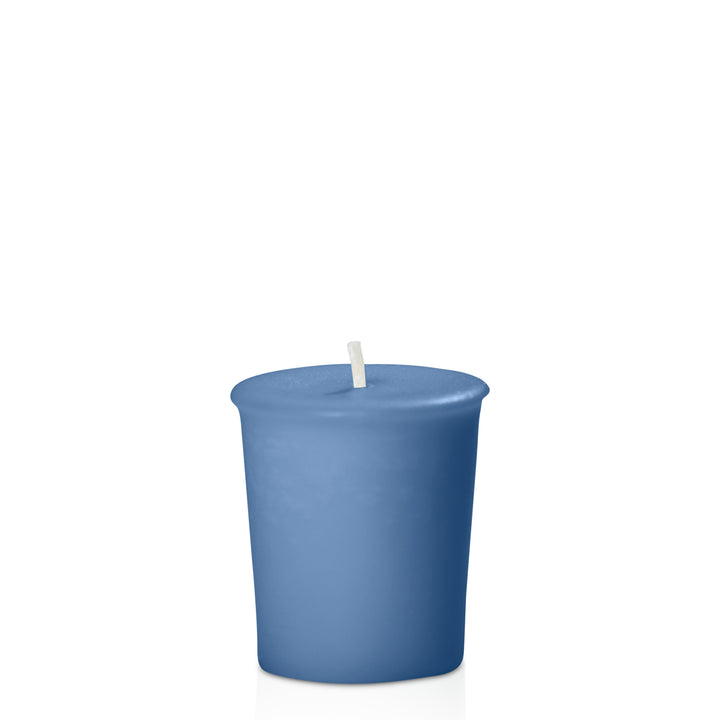 Dusty Blue 4 cm x 5 cm Votives Pack of 6