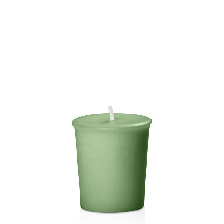 Green 4 cm x 5 cm Votives Pack of 6