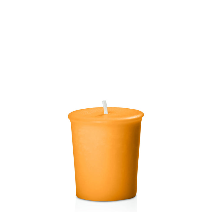 Orange 4 cm x 5 cm Votives Pack of 6