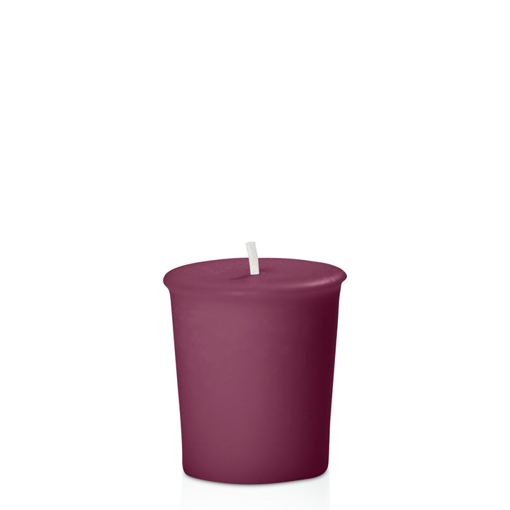 Plum 4 cm x 5 cm Votives Pack of 6