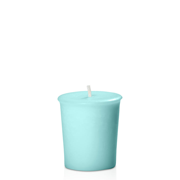 Pastel Teal 4 cm x 5 cm Votives Pack of 6