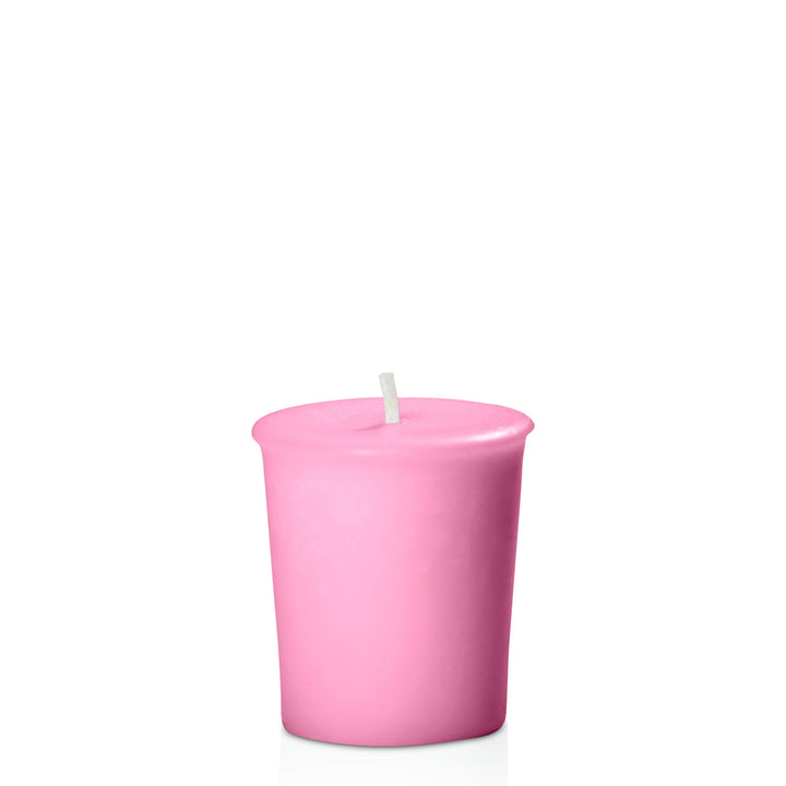 Rose Pink 4 cm x 5 cm Votives Pack of 6