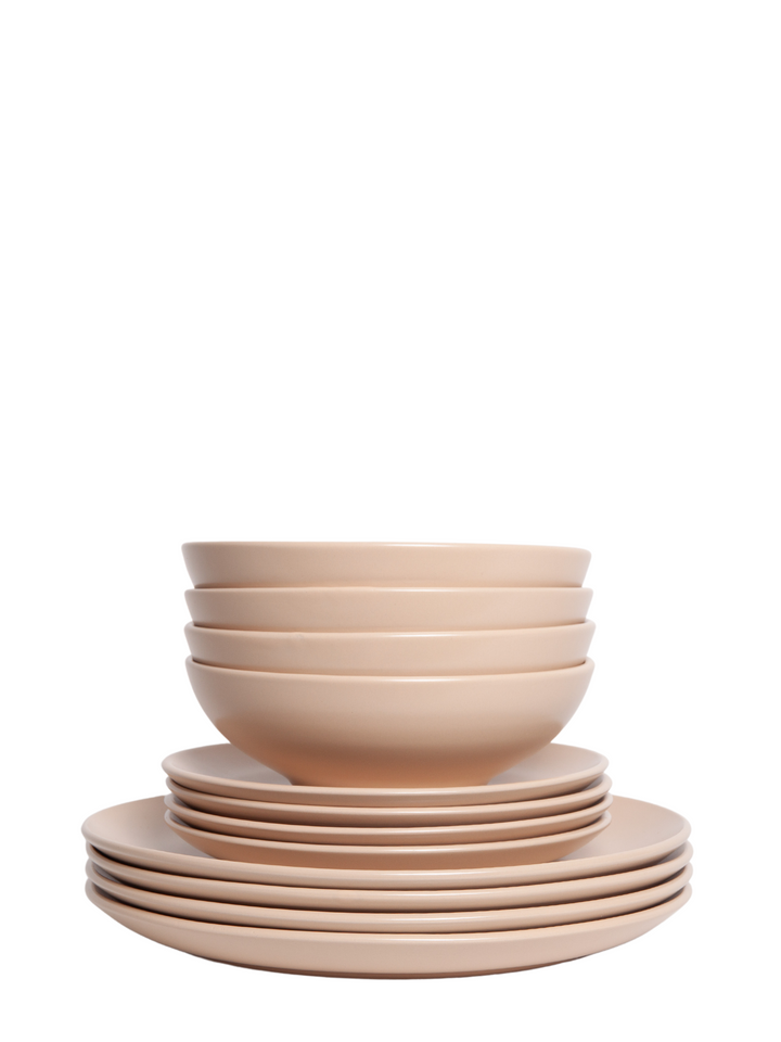 Malt 12 Piece Dinnerware Set Pack of 4