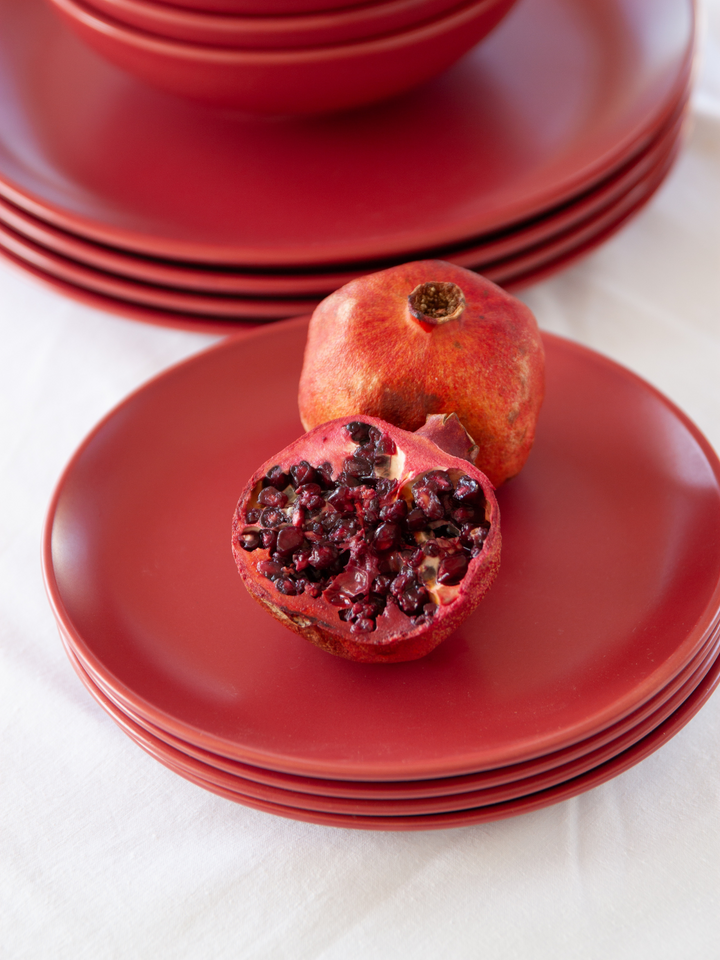 Pomegranate 12 Piece Dinnerware Set Pack of 4