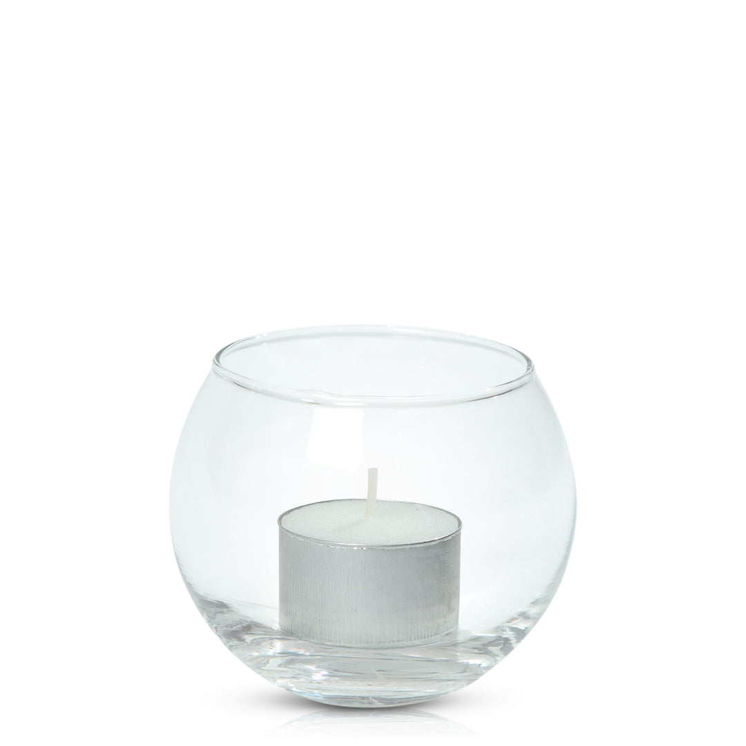 White Event Tealight in Fishbowl Pack of 24