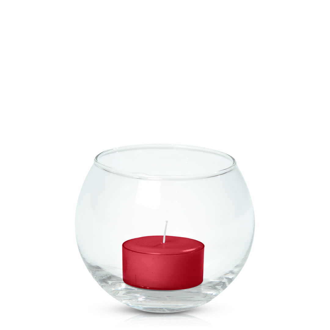 Chilli Tealight in Fishbowl Pack Pack of 24