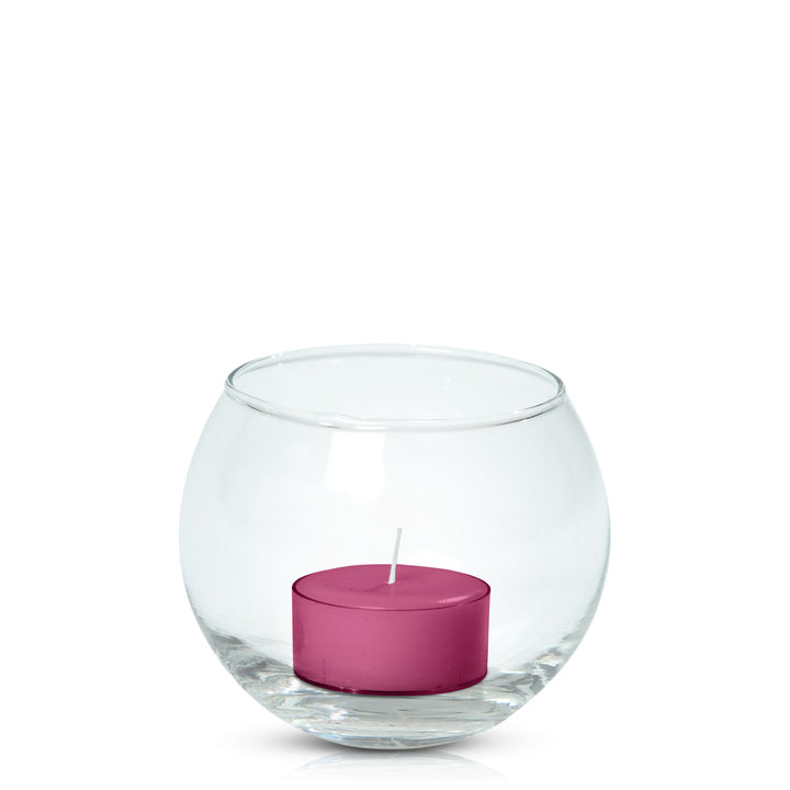 Magenta Tealight in Fishbowl Pack Pack of 24