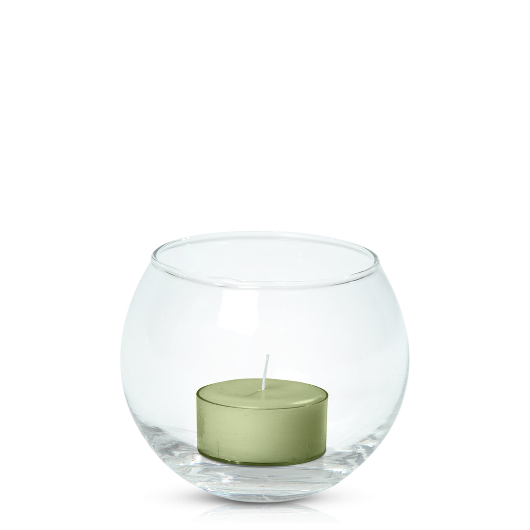 Matcha Tealight in Fishbowl Pack Pack of 24