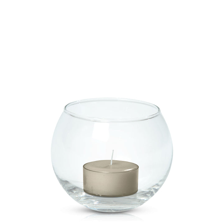 Pale Eucalypt Tealight in Fishbowl Pack Pack of 24