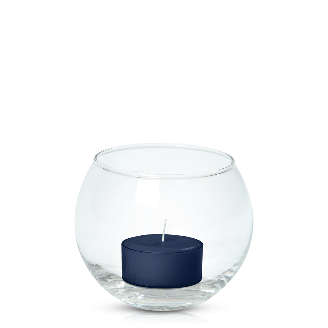 Sapphire Tealight in Fishbowl Pack Pack of 24