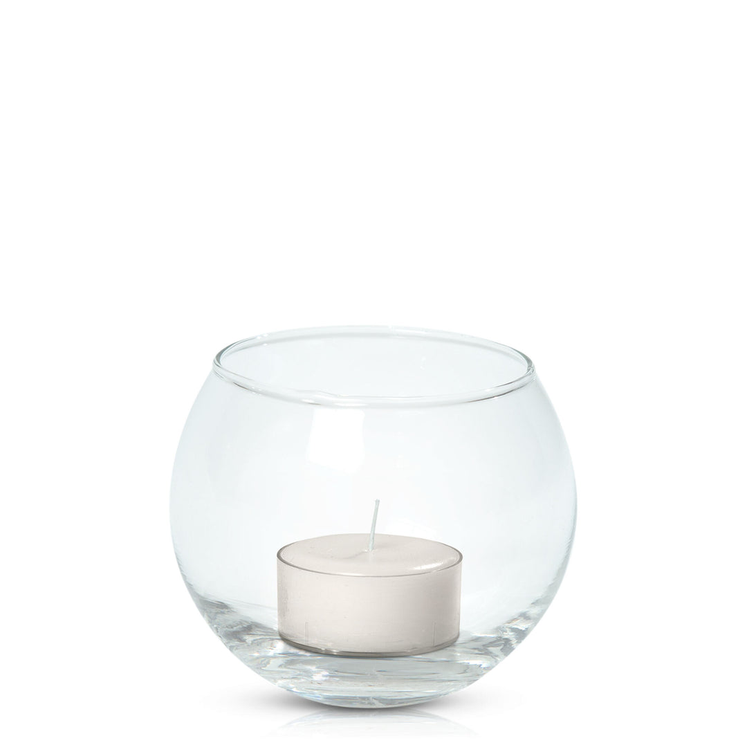 Stone Tealight in Fishbowl Pack Pack of 24