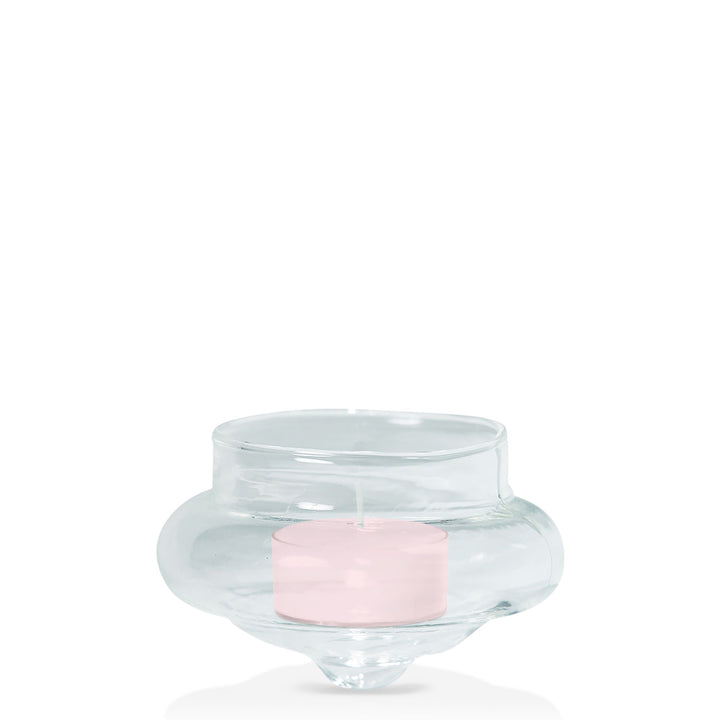 Blush Pink Tealight in Floating Holder Pack Pack of 24