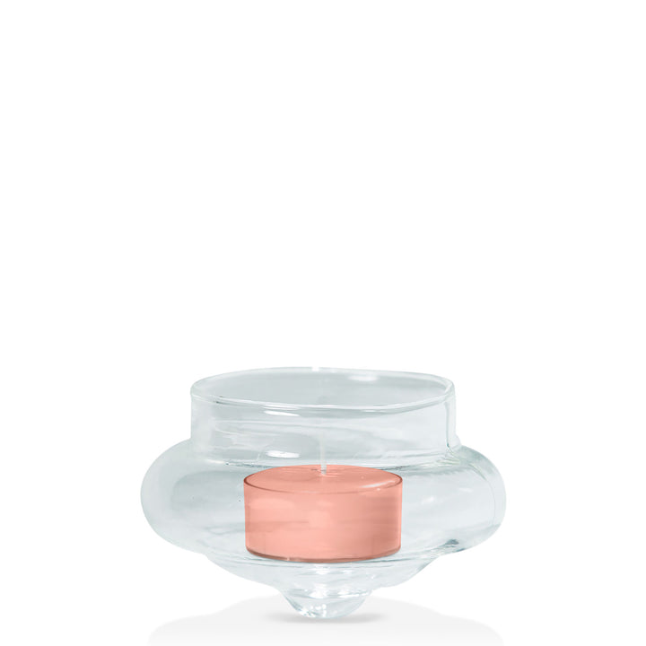 Peach Tealight in Floating Holder Pack Pack of 24