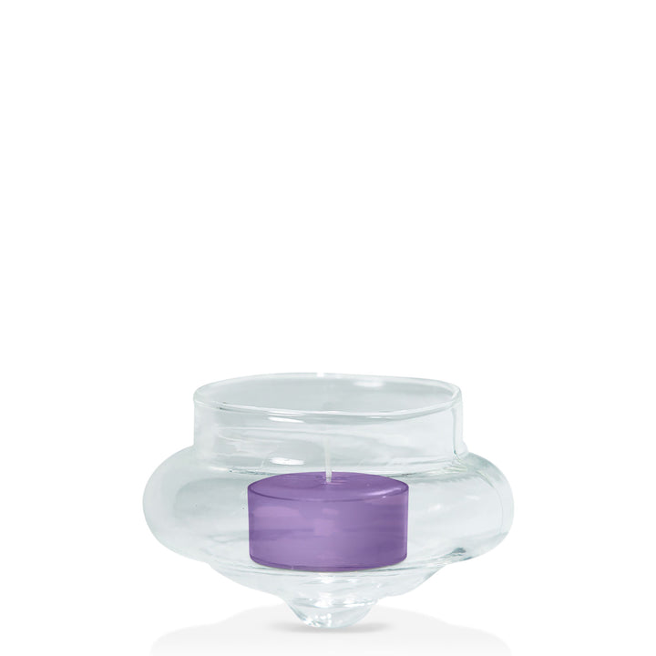 Purple Tealight in Floating Holder Pack Pack of 24