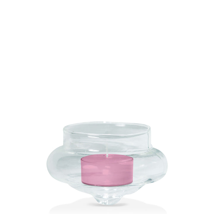 Rose Pink Tealight in Floating Holder Pack Pack of 24