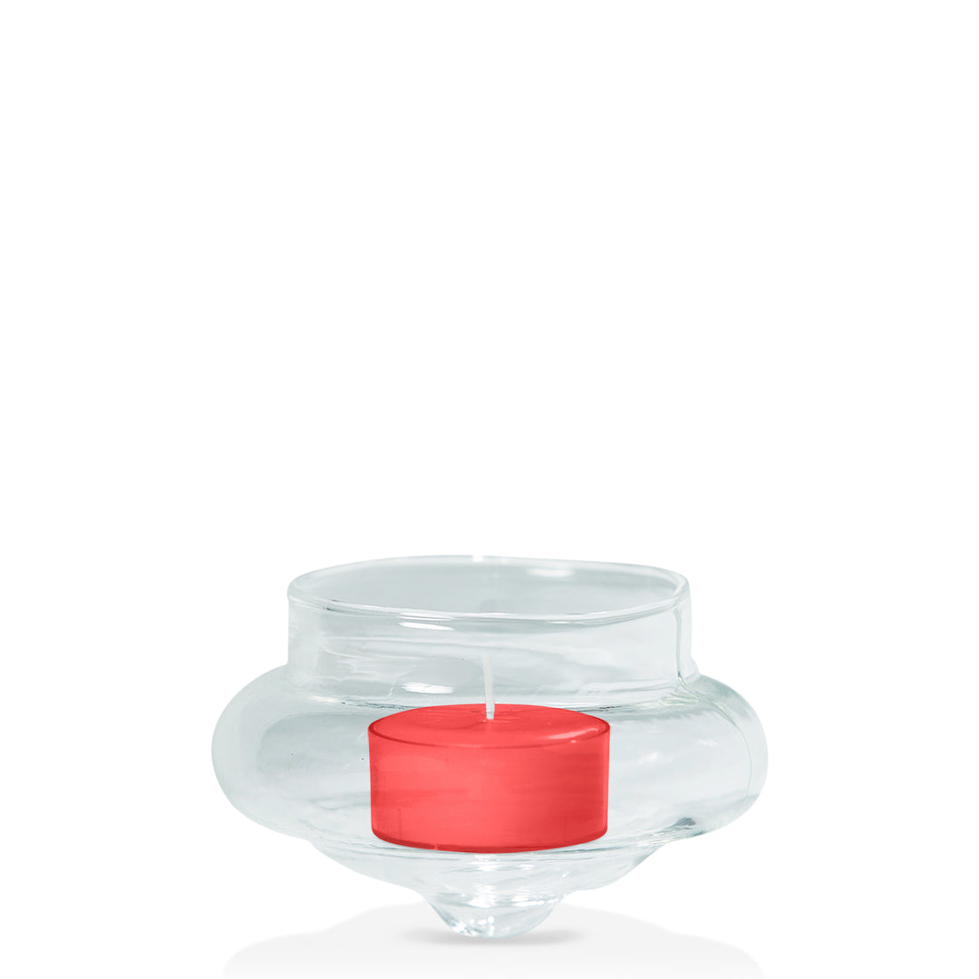 Scarlet Tealight in Floating Holder Pack Pack of 24