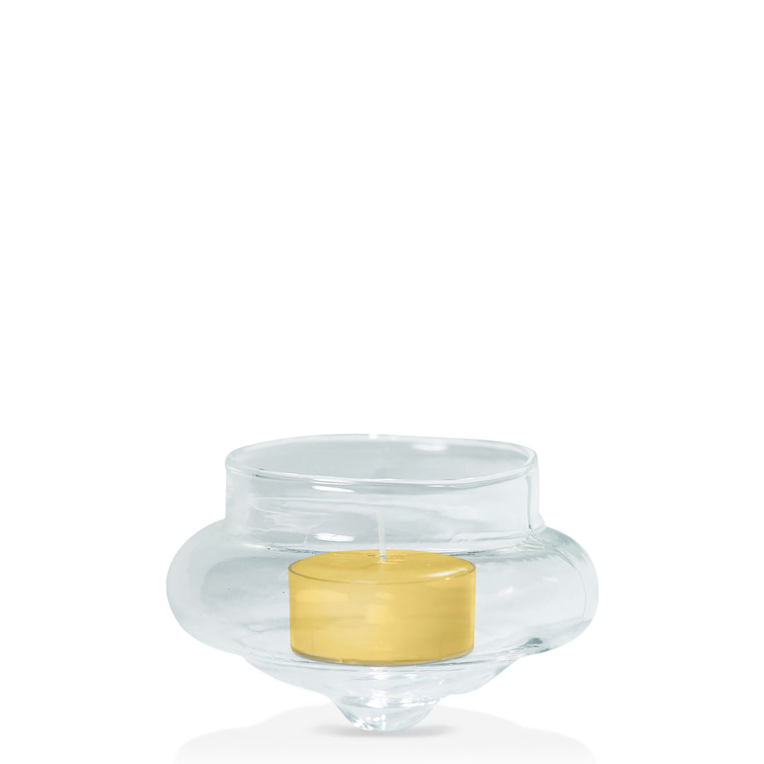 Yellow Tealight in Floating Holder Pack Pack of 24