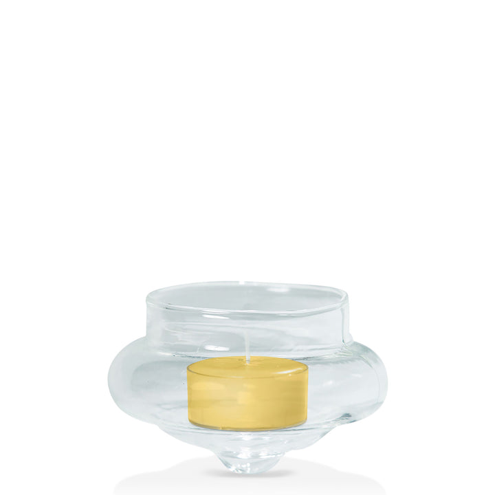 Yellow Tealight in Floating Holder Pack Pack of 24