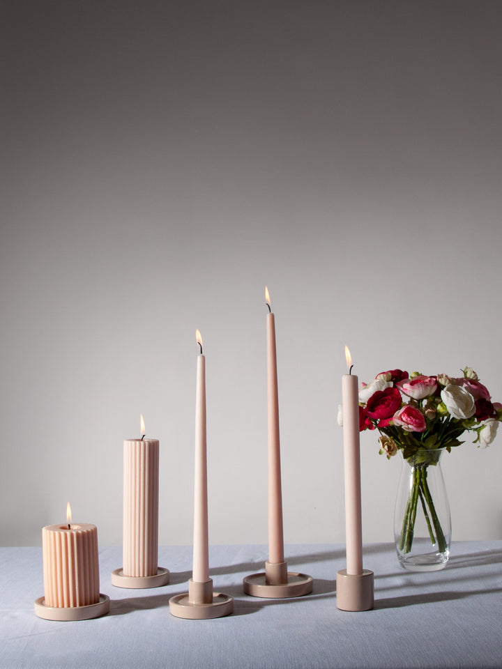 Dawn Blush Lila Ceramic Pillar Plate